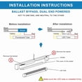 thumbnail image 4 of JESLED T8 4ft LED Tube Light Bulbs,Dual Row 28W 5000K,Dual-end Powered,4-Pack, 4 of 7