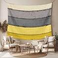 thumbnail image 2 of Yellow Grey Large Tapestry for Bedroom Wall Hanging Tapestry,Vintage Stripe Farmhouse Wood Grain Ombre Ceiling Backdrop Tapestries Poster Blanket Wall Decor for Teens Room Living Room Dorm 86" x 104", 2 of 8