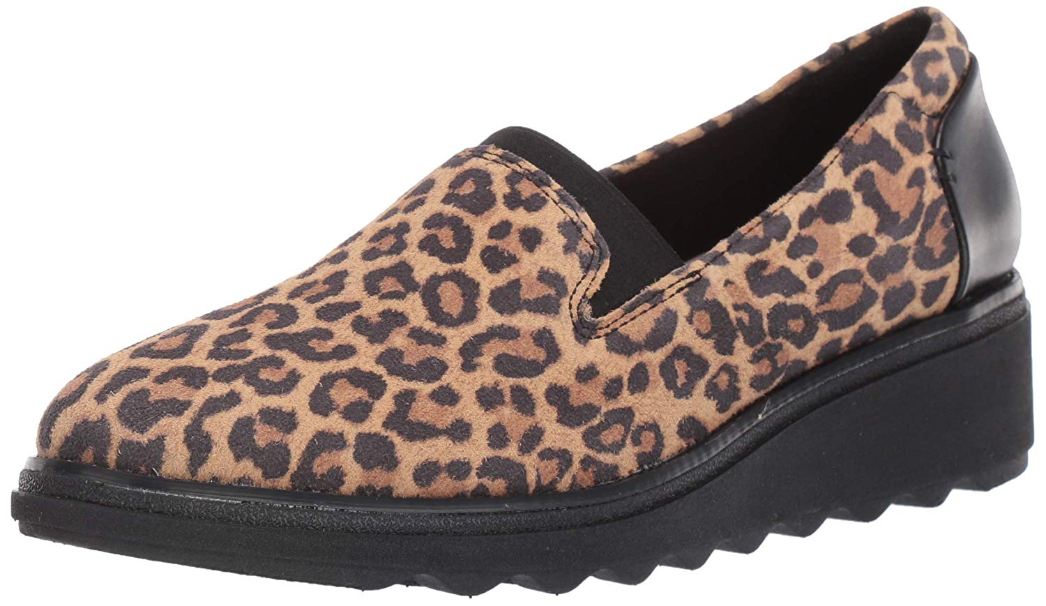 clarks sharon dolly leopard shoes