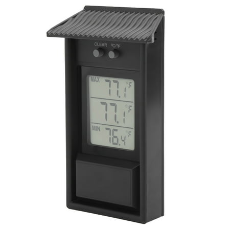 

Temperature Gauge Thermometer Outdoor -20-50 Degrees Celsius Temperature Measurement Small Error Portable Digital With Hook For Garden Greenhouse