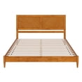 thumbnail image 6 of AFI Berkshire King Solid Wood Low Profile Platform Bed, Light Toffee, 6 of 9