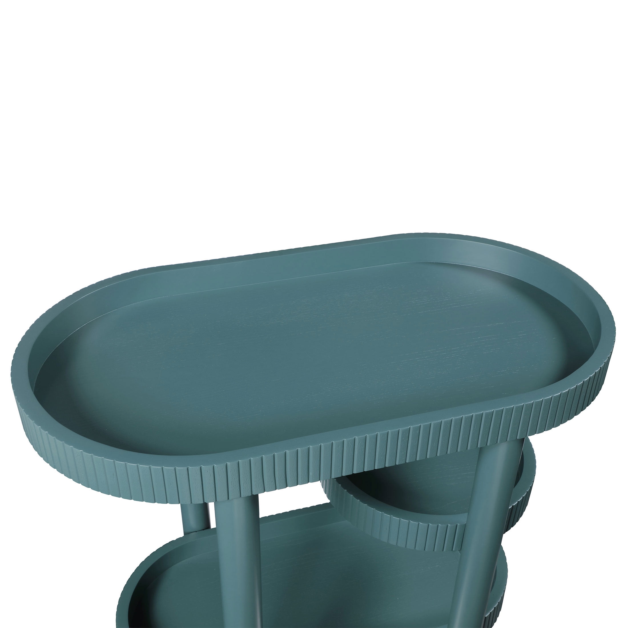 Beautiful Drew Bar Cart by Drew Barrymore, Thyme Green Finish