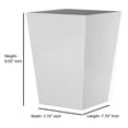 thumbnail image 2 of nu steel elegant wastebasket, 2 of 3