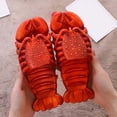 thumbnail image 5 of Toddler Boys Girls Cartoon Sandels Crayon Shaped Kids Slippers Funny Lobster Design Non Open Toe Waterproof Lightweight Breathable Shoes for Indoor Outdoor Summer Use, 5 of 6