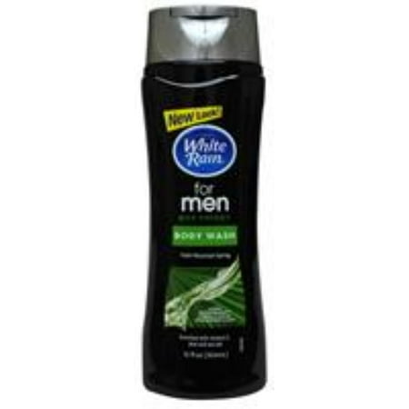 12 Pack Spring - 3 Pack - White Rain Body Wash For Men Fresh Mountain Spring 12 oz