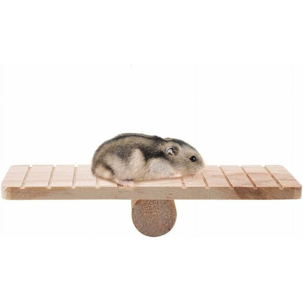 Juguete para hámster, juegos para hámster, plataforma para hámster, juguete mecedora para hámster, puente para hámster, accesorio para hámster, rata, ratón, jerbo, chinchilla, ardilla