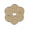 thumbnail image 7 of 15 Inch Round Placemats Set of 6, Spring Daisy Non Slip Heat Insulation PP Table Mats, Country Vintage Yellow White Floral Leaf Plaid Washable Place Mats for Kitchen Dining Party Table Decor, 7 of 7