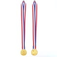 thumbnail image 4 of Medalla 4 9cm Dorada Con Cuello Cinta Metal Competiciones para Juegos Deportivos, 4 of 9