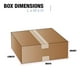 thumbnail image 2 of Tape Logic 16 X 12 X 4 Cajas De Cartón Corrugado Planas 16 ""L X 12 ""W X 4 ""H Paquete De 25 | Caja De Almacenamiento Móvil De Embalaje De Envío Para Cajas A Granel Al Por Mayor Fuertes Para El Hogar, 2 of 5