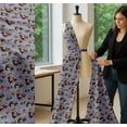 thumbnail image 5 of Soimoi Cotton Voile Fabric Musical Instruments,Monkey & Rat Cartoon Print Fabric by The Yard 56 Inch Wide, 5 of 7