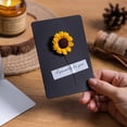 thumbnail image 1 of Home Decor Qwtwty Hand Written Dried Flower Greeting Card Birthday Gift Card Thanksgiving Christmas Wishes Valentine's Day Teacher Card, 1 of 6