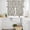 Gray Beige, variant on Vintage Orange Flower Kitchen Curtains Sets for Windows 24 Inch Length, Farmhouse Botanical Floral Retro Rod Pocket Window Treatments Tier Curtains and Valances Set for Bedroom/Bathroom