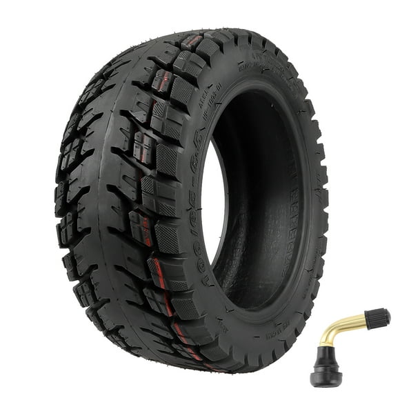 Ulip 11 Inch 100/65-6.5 Tubeless Tire Widened & Thickened Vacuum Tire Off-Road Tire with Nozzle