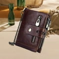 thumbnail image 4 of Cartera para hombre con bloqueo de múltiples carteras de tarjetero para Café Sunnimix Cartera de bloqueo RFID, 4 of 7
