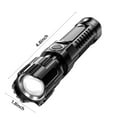 thumbnail image 4 of IPEWLEX 35000 Lumens Rechargeable LED Flashlight with 3 Lighting Modes, IPX4 Water-Resistant, Powerful Handheld Flash for Emergencies, Camping, and Hiking, Includes USB Cable for Charging, 4 of 6