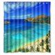 thumbnail image 1 of ABPHQTO La playa en Hawaii Cortina de ducha Cortina de ducha impermeable 160x180 cm, 1 of 2