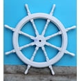 thumbnail image 5 of Wooden Ship Wheel - (36 Inches, Whitewashed), 5 of 5
