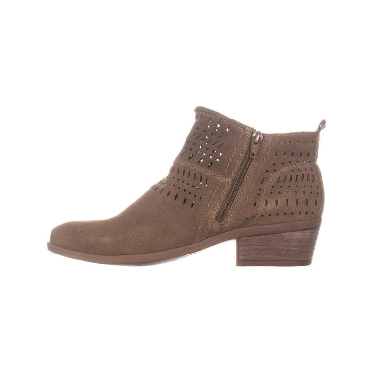 Womens BareTraps Georgia Ankle Boots Whiskey 6 US Walmart