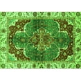 thumbnail image 1 of Ahgly Company Indoor Rectangle Abstract Green Modern Area Rugs, 2' x 4', 1 of 4