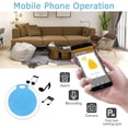 thumbnail image 2 of YSTINNG 4 Pcs GPS Tracker for Kids, Bags and More,Keys Finder and Phone Finder,Dog Bluetooth Tracker, Portable Bluetooth Anti-Lost Device,App Control C311-075, 2 of 8