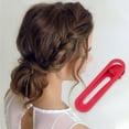 thumbnail image 2 of Unique Bargains Women's Classic Fashion Hair Clips 6 Pcs Pink Orange, 2 of 5