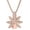 Rose gold, variant on Stainless Steel Marijuana Leaves Urn Pendant Cremation Jewelry for Ashes Keepsake Memory Necklace