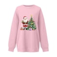 thumbnail image 5 of FDGIU Women's Funny Christmas Graphic Sweatshirt - Plus Size Crewneck Long Sleeve Pullover, Casual Comfy Holiday Tunic Blouse, 5 of 5