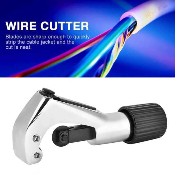 Cortador de alambre ANGGREK Rayador de alambre plata negro para la Industria de Tubos de Aluminio de tubo de cobre de cable óptico de 4-28 mm