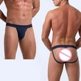 thumbnail image 3 of Men's Low-Rise Solid Color Highly Breathable Briefs, 3 of 3