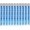 blue 1/4inch 11 PCS, variant on 1/4inch Core Drill Bits Set Tile Hole Kit Vacuum Brazed with Round Shank U Type Slot Design for Ceramic Porcelain Tiles Stone Marble Granite Quartz Glass 5 count