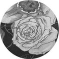 thumbnail image 1 of Ahgly Company Machine Washable Indoor Round Transitional Silver Gray Area Rugs, 3' Round, 1 of 7