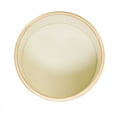 thumbnail image 4 of 2-Piece Fluted Metal Planter Pot With 4-Leg Wood Base - White & Gold - 14.75"H x 12"W / 12"H x 10"W, 4 of 4