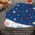 thumbnail image 6 of CounterArt "Star Spangled" 4-Pack Reversible Wedge Placemats, 6 of 7