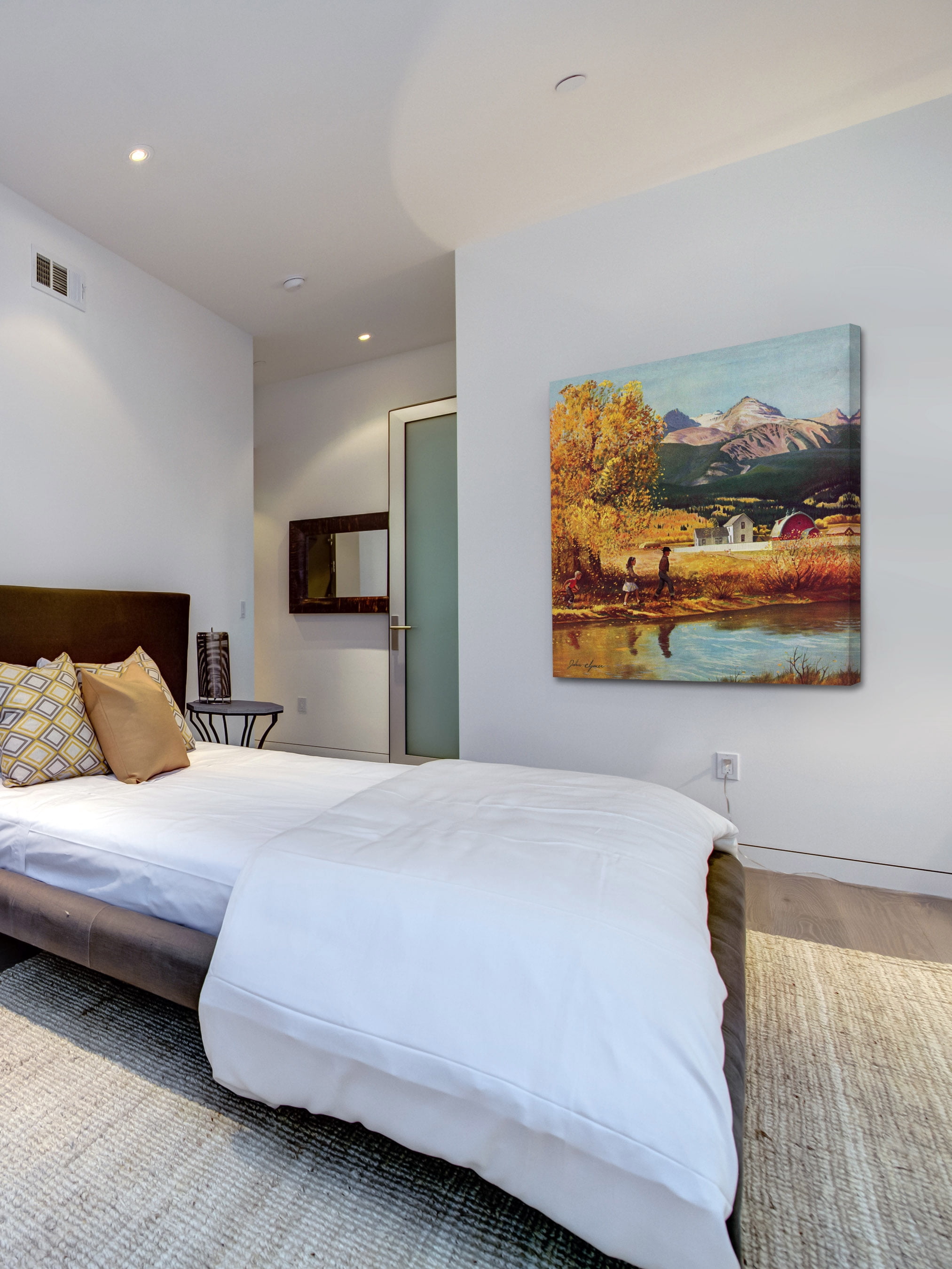 "Colorado Creek" Painting Print on Wrapped Canvas