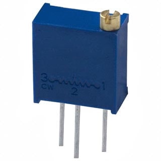 3262W-1-105 - TRIMPOT 1M MT TA 7MM SQR TFORM