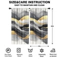thumbnail image 2 of Blackout Kids Curtains,Black and Gold Marble Childrens Insulated Curtains Set Of 2,Bedroom Essentials,Toddler Room Decor 42x84in(106x213cm), 2 of 4