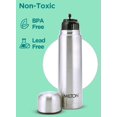 thumbnail image 3 of Botella de Agua Milton Thermosteel con Tapa Abatible 350 mL Plata, 3 of 8