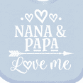 thumbnail image 4 of Inktastic Nana Papa Love Me Grandkids Boys or Girls Baby Bib, 4 of 4