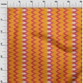thumbnail image 2 of oneOone Viscose Chiffon Fabric Chevron Ikat Decor Fabric Printed BTY 42 Inch Wide, 2 of 4