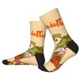 thumbnail image 2 of Pofeuu Gnomes Happy Thanksgiving Print Crew Socks, Adult Running Hiking Socks for Youth and Adult, 2 of 7