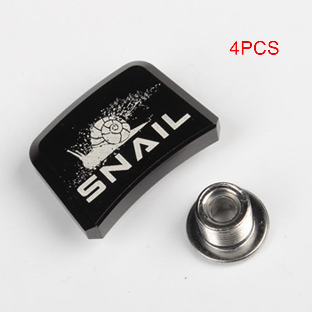 SNAIL 4PCS Aluminum MTB Road Bike Square Single-speed Chainring Bolts Screws