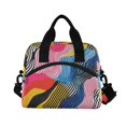 thumbnail image 6 of FORMRS Reusable Lunch Bag for Work School Leakproof Insulated Cooler with Adjustable Shoulder Strap, Stripes Pattern, 6 of 6