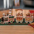 Gingerbread Christmas Train Home Decor 3 Pieces