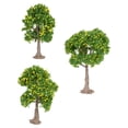 thumbnail image 3 of Baohd 3x Model Trees Diorama Tree for yellow Scenery Building fruit Landscape Model trees Railway DIY yellow fruit trees, 3 of 6