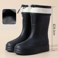 thumbnail image 6 of XIMIN Women Anti Slip Lightweight Soft Rubber Shoes Casual Rain Shoes Work Booties Platform Rain Boots Outdoor Fishing Thick Sole Waterproof Shoes, 6 of 6