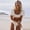 White, variant on Wuxian Women 2 Piece Bikini Set Solid Color Swimwear Short Puff Sleeve Square Collar Crop Top Push Up Bra High Waist Ruffled Lace Up Fashionable Cozy Bathing Suit Swimsuit,Black,L