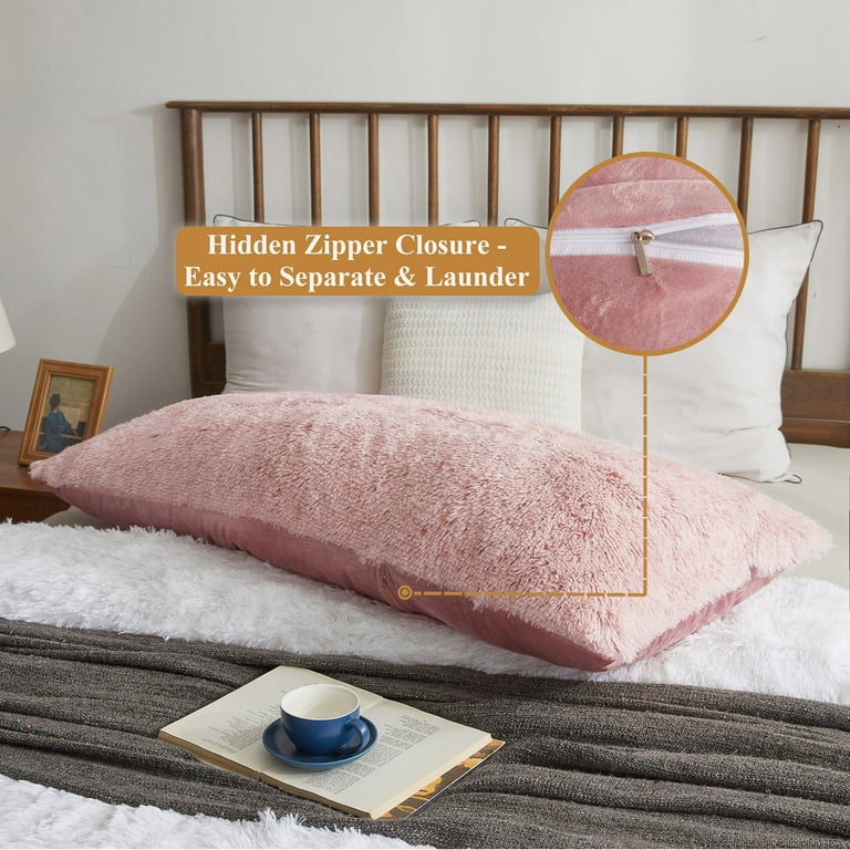 Fluffy body sales pillow covers