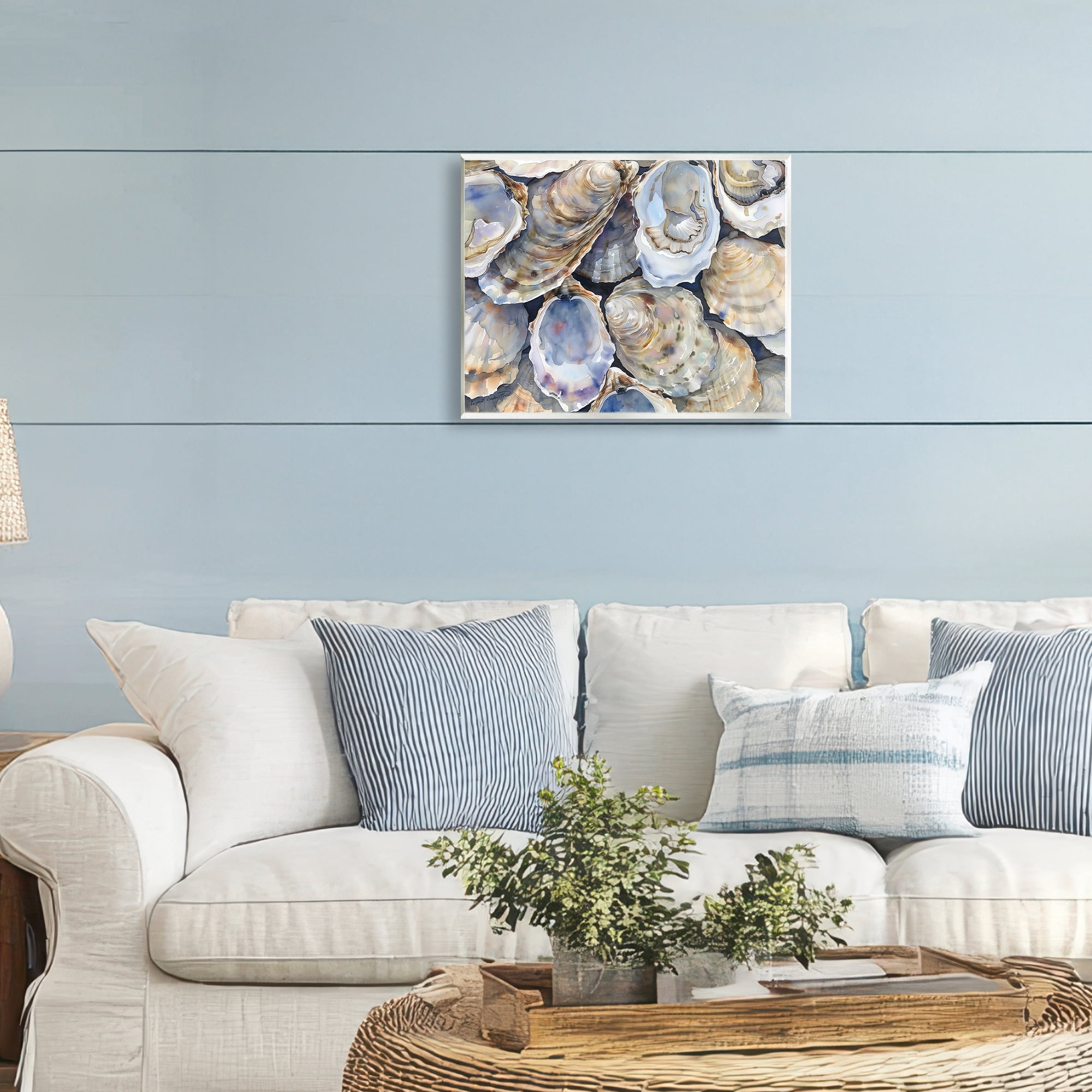 Stupell Industries Oyster Shellabration Pile Wall Plaque Art, design by Heidi Kuntz