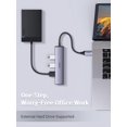 thumbnail image 5 of Hub UltraSpeed USB-C : Répartiteur USB 3.0 à 4 Ports avec Transfert 5Gbps pour MacBook, iPad Pro, Surface, iPhone 15, Galaxy S24, 5 of 5