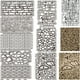 thumbnail image 1 of Sellos de goma transparentes reutilizables con textura de pared de ladrillo, sellos de silicona vintage, 1 of 6